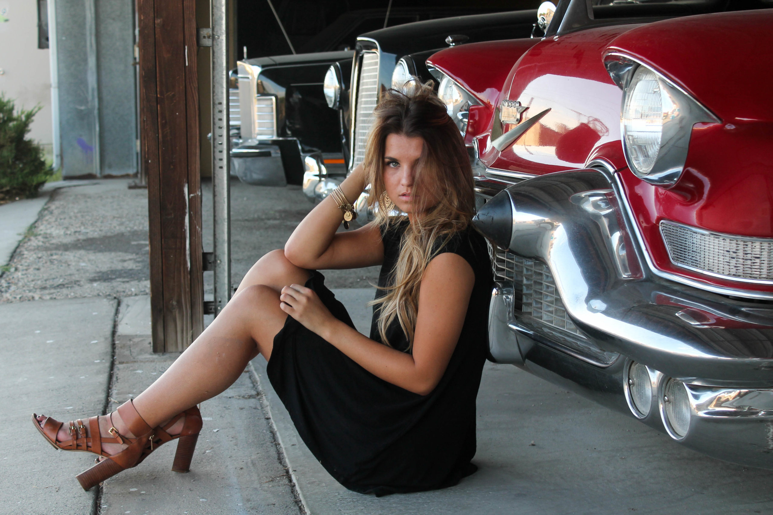 Kendeyl & Classic Car Photoshoot | Captured By Lexi In Utah
